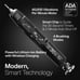 2set AquaSonic Black Series Ultra Whitening Electric Toothbrush