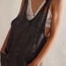 Free People We The Free High Roller Jumpsuit Blue Midnight Relaxed Fit Sz S NWO