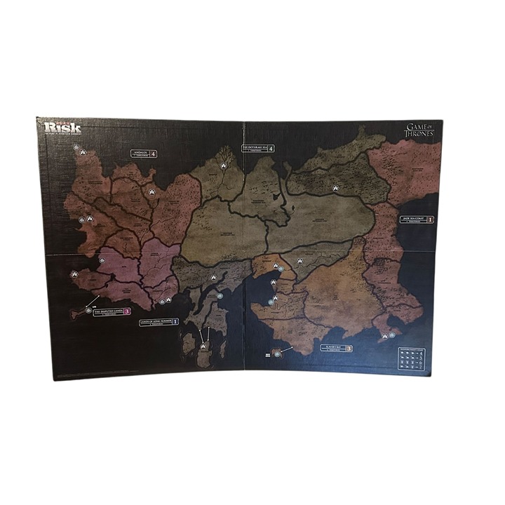 Hasbro Risk Game of Thrones Board Game Essos Map Game Board Replacement Parts