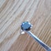 3.80ct BLACK DIAMOND RING *CERTIFICATE OF AUTHENTICITY* FREE DIAMOND TESTER Sz 5