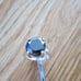 3.80ct BLACK DIAMOND RING *CERTIFICATE OF AUTHENTICITY* FREE DIAMOND TESTER Sz 5