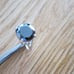 3.80ct BLACK DIAMOND RING *CERTIFICATE OF AUTHENTICITY* FREE DIAMOND TESTER Sz 5