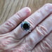 3.80ct BLACK DIAMOND RING *CERTIFICATE OF AUTHENTICITY* FREE DIAMOND TESTER Sz 5