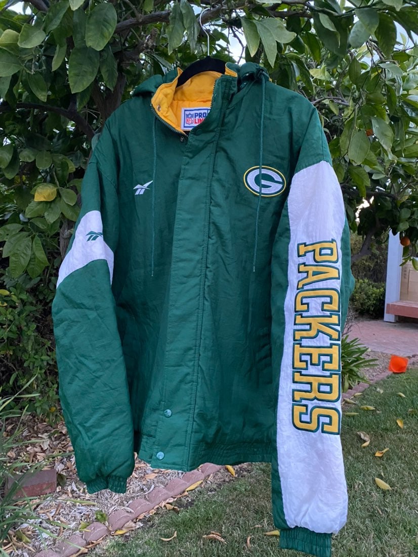 Vintage Reebok Green Bay Packers Jacket!