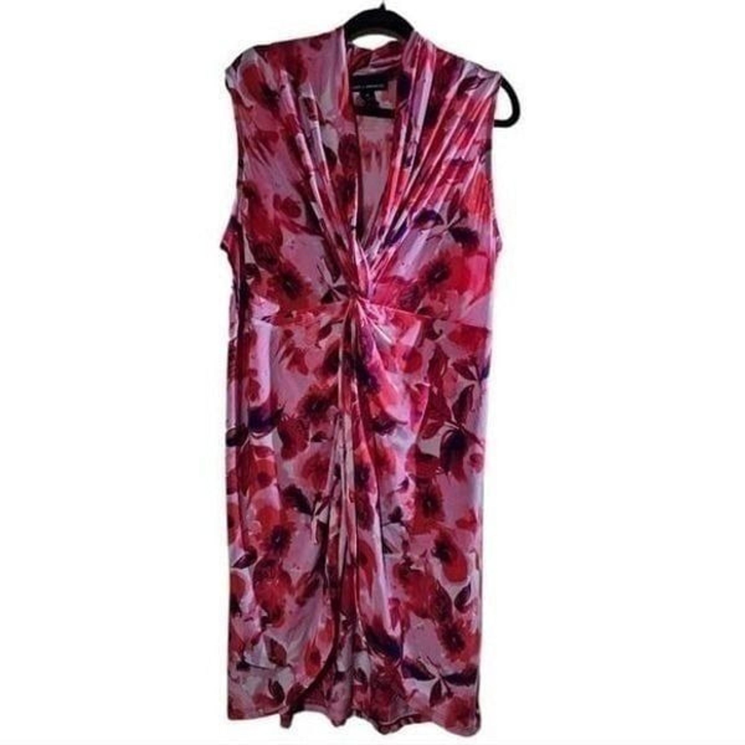 ISABELLA RODRIGUEZ Floral Sleeveless Dress - Size 1X