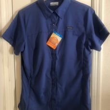 Columbia Tops Womens Omni Shade Button Down size M