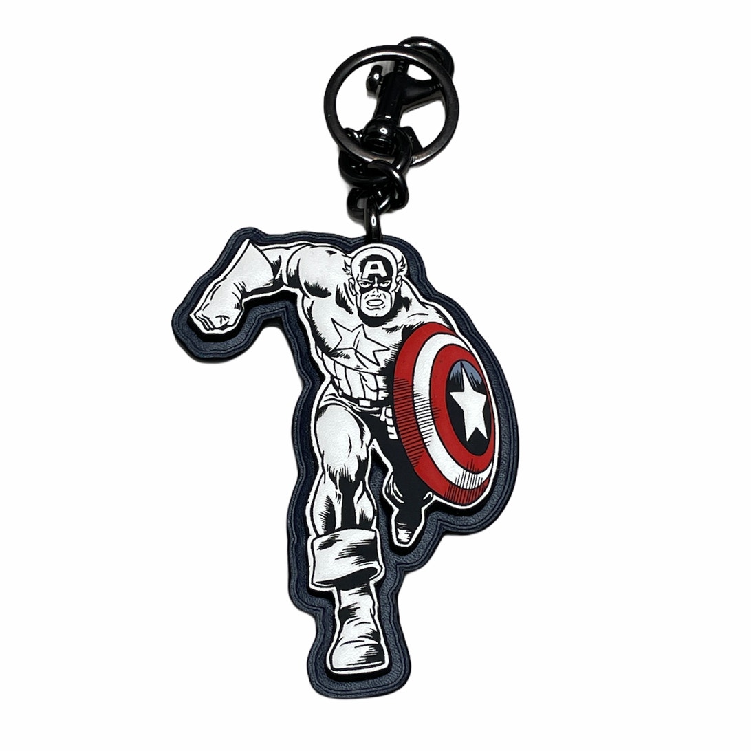 Coach Marvel Captain America Charm Bag