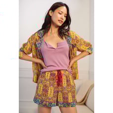 Anthropologie Forest Fable Pajama Shorts