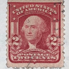 George Washington 2cent postage stamp
