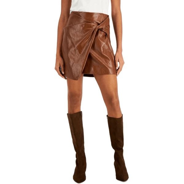 Marella Women's Puffo Skirt - Tobacco 2