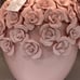 New from Rachel Aswell Shabby Chic Pink Flowers Lamp
