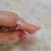 *SALE* 4CT Emerald Sapphire Engagement Ring size 4,5,6,7,8,9,10