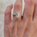 *SALE* 4CT Emerald Sapphire Engagement Ring size 4,5,6,7,8,9,10