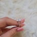 *SALE* 4CT Emerald Sapphire Engagement Ring size 4,5,6,7,8,9,10