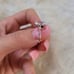 *SALE* 4CT Emerald Sapphire Engagement Ring size 4,5,6,7,8,9,10