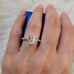 *SALE* 4CT Emerald Sapphire Engagement Ring size 4,5,6,7,8,9,10