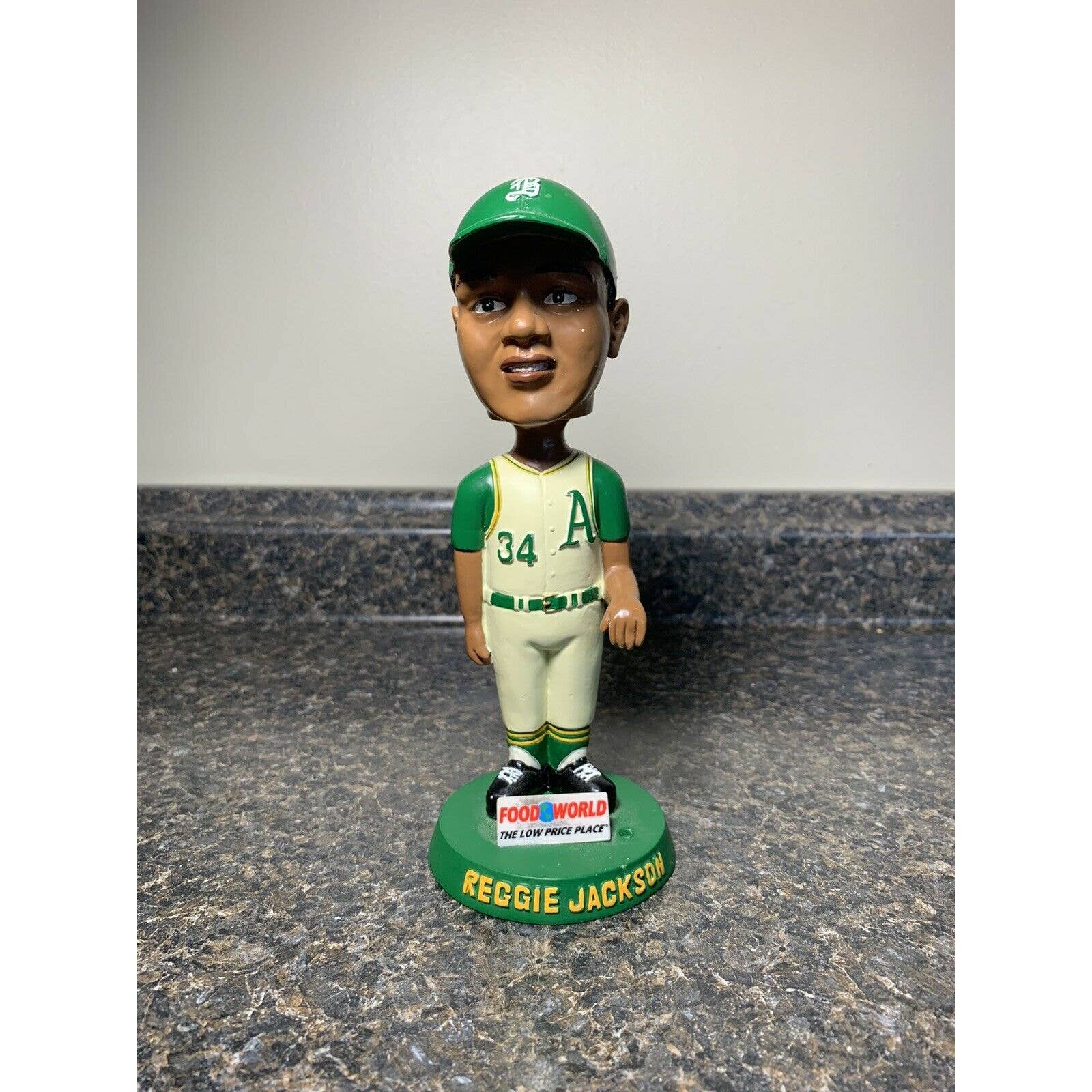 Reggie Jackson Oakland A's Birmingham Bobblehead 2002 SGA 1/1500