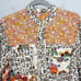 ANTHROPOLOGIE | PILCRO Multiprint Button Down Top Floral/Animal Women’s Size S
