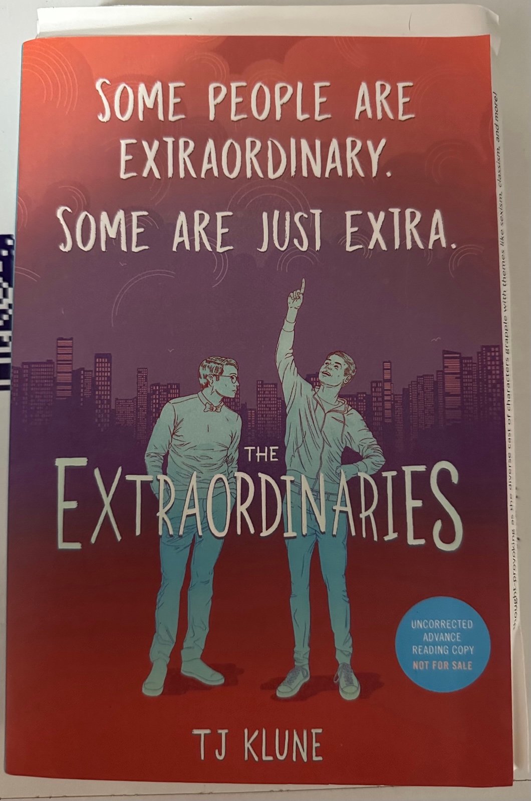 THE EXTRAORDINARIES (ARC) BY TJ KLUNE