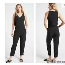 ATHLETA Brooklyn Jumpsuit size 2 petite Black