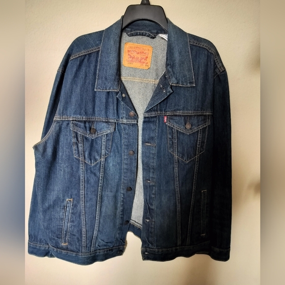 Levi's Levi Strauss men's denim jean jacket XXL fall winter