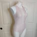 Victoria's Secret sheer pink mesh lace bodysuit sz S