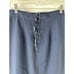 Lauren Ralph Lauren Womens 10 Wool Sailor Button Pencil Straight Knee Skirt Blue