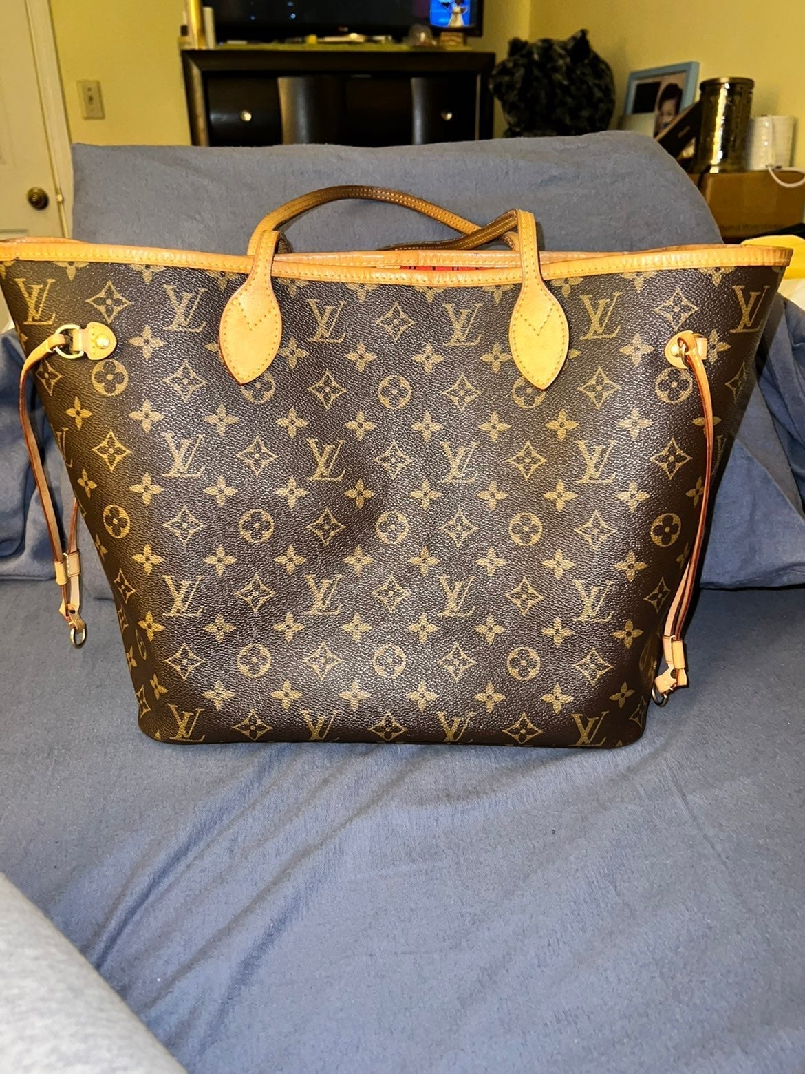 Louis Vuitton Black Tote Bags | Mercari