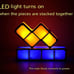 NEW Night Light for Kids, Stackable LED 7 Colors 3D Puzzles Lamp ( Like Tetris