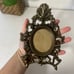Antique Metal Brass Ornate Baroque Picture Frame | Art Nouveau | Victorian