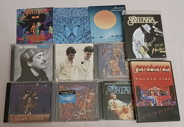 Santana CD/DVD Lot