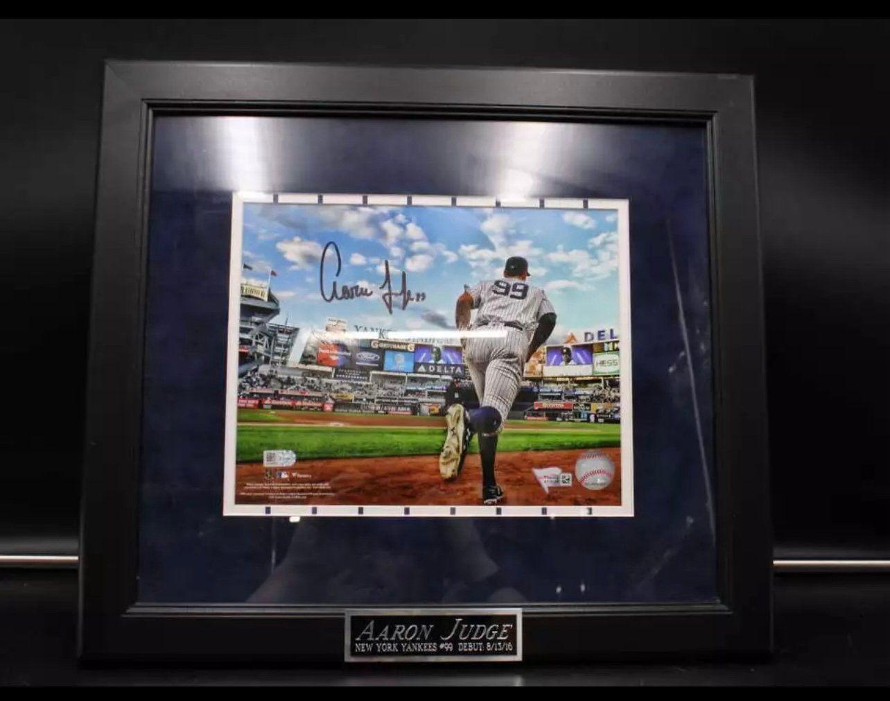 Aaron judge 8x10 framed auto