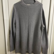Duluth Trading Women's Heritage Waffle Stitch Crew Sweater Long XL