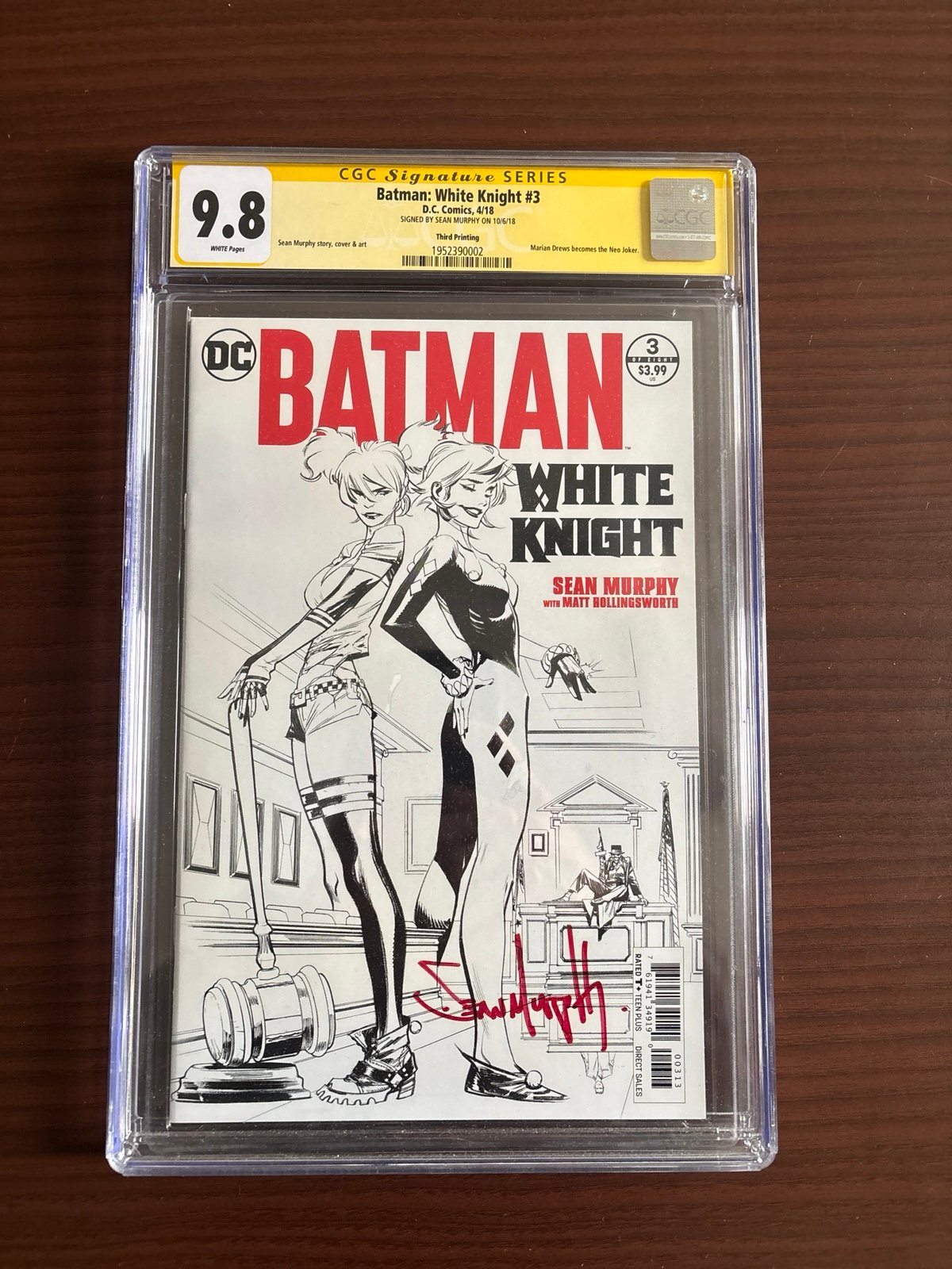 Batman Cgc White Knight 3 Signed