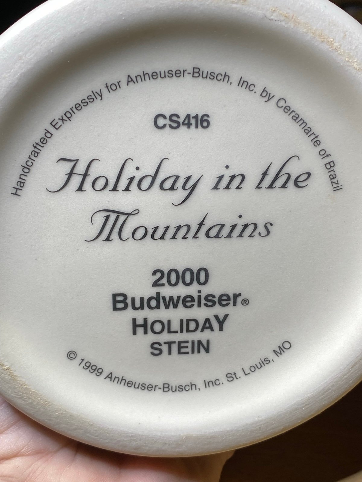 Big sale!!!!Vintage 2000 Budweiser stein