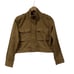 American Eagle Outfitters Brown Lightweight Cropped Military Utility Jacket