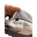 Prada Mens Size 36 Casual Shorts Gray Marled Elastic Waist Pockets Stretch