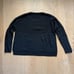 Helmut Lang Black Wool & Rabbit Scoop Neck Sweater
