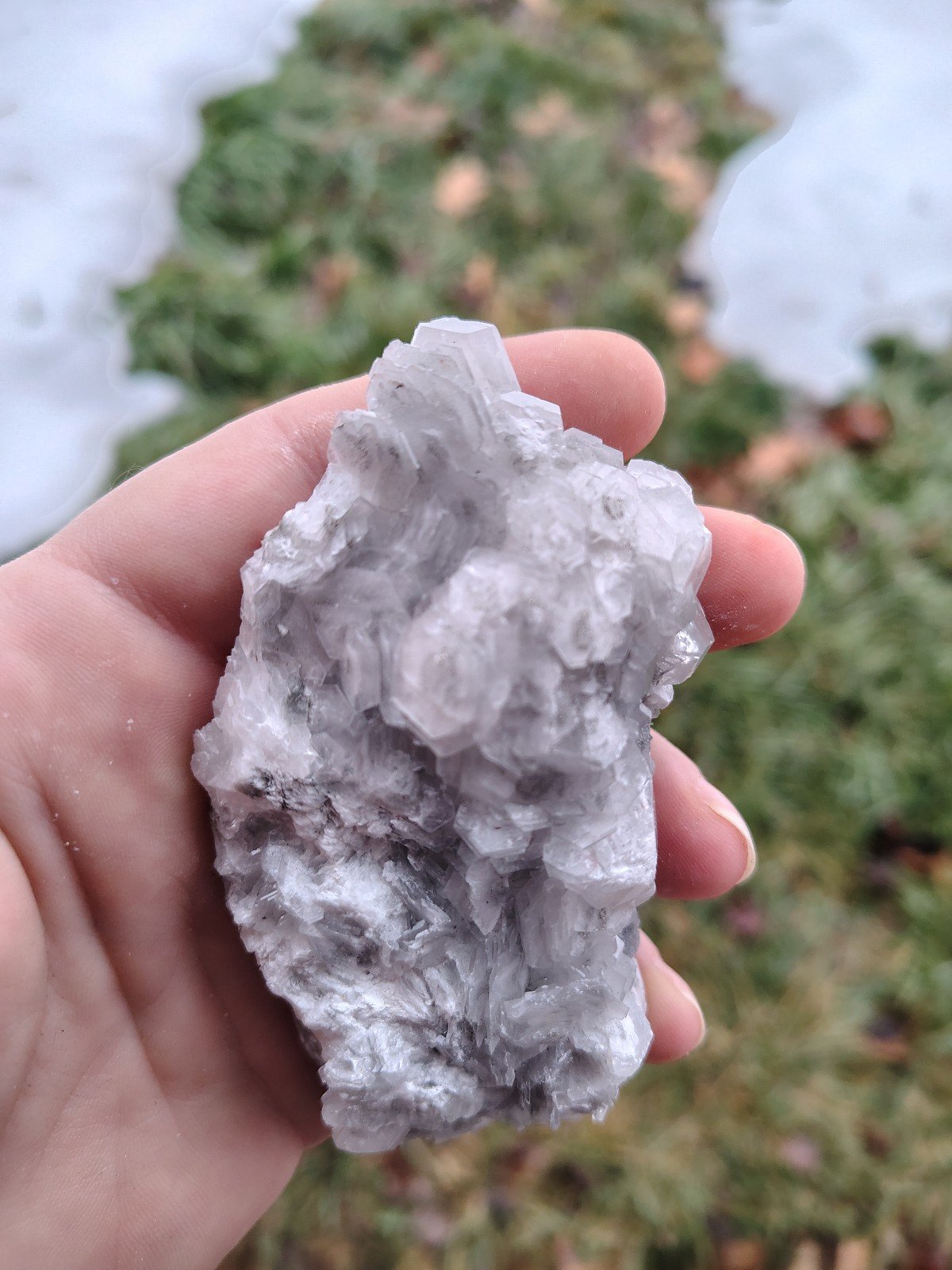 Calcite crystal specimen