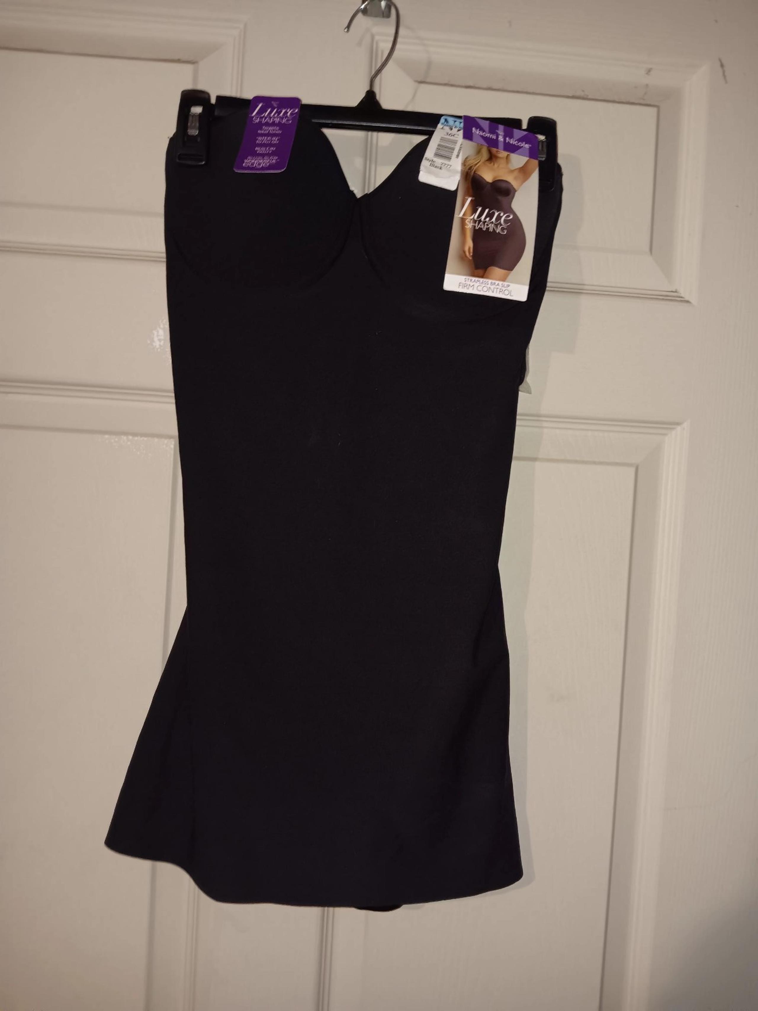 Nwt Womens Power Slip Womens Sz 36C with detachable straps gusseted underpants