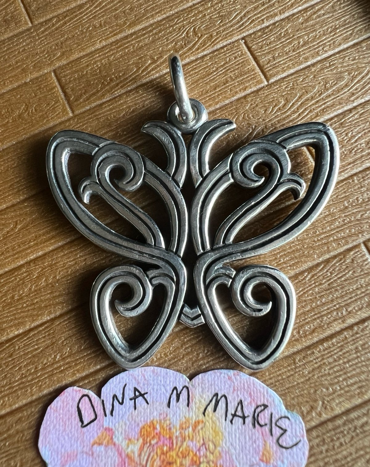 James Avery Retired Butterfly Pendant! 925