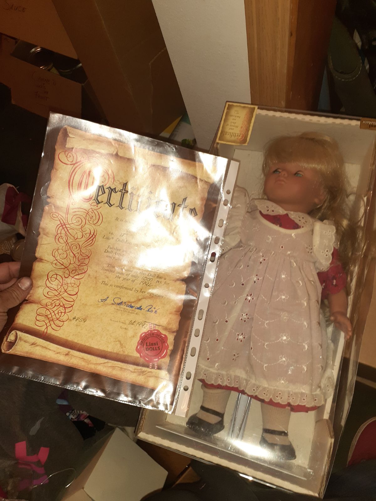 Bisque porcelain doll