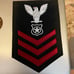 U S Navy Master at Arms (Navy Police) Breast Badge and Rank/Rate Patch Set