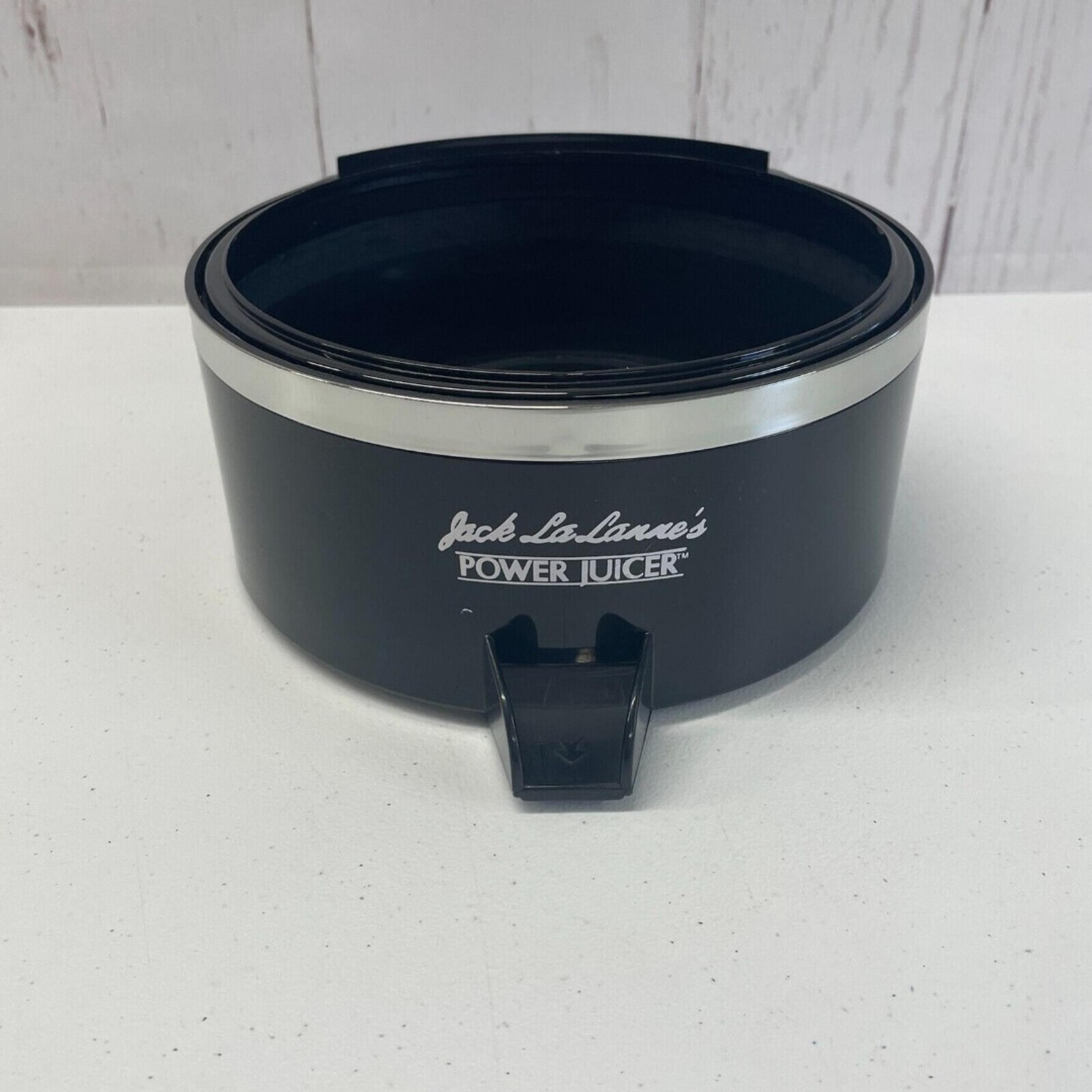 JACK LALANNE POWER JUICER PARTS 1 RECEPTACLE WITH JUICE SPOUT Black - CL-003AP