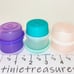 Tupperware 1oz Smidgets Pill Dressing Container Set of 6 Tinietreasure