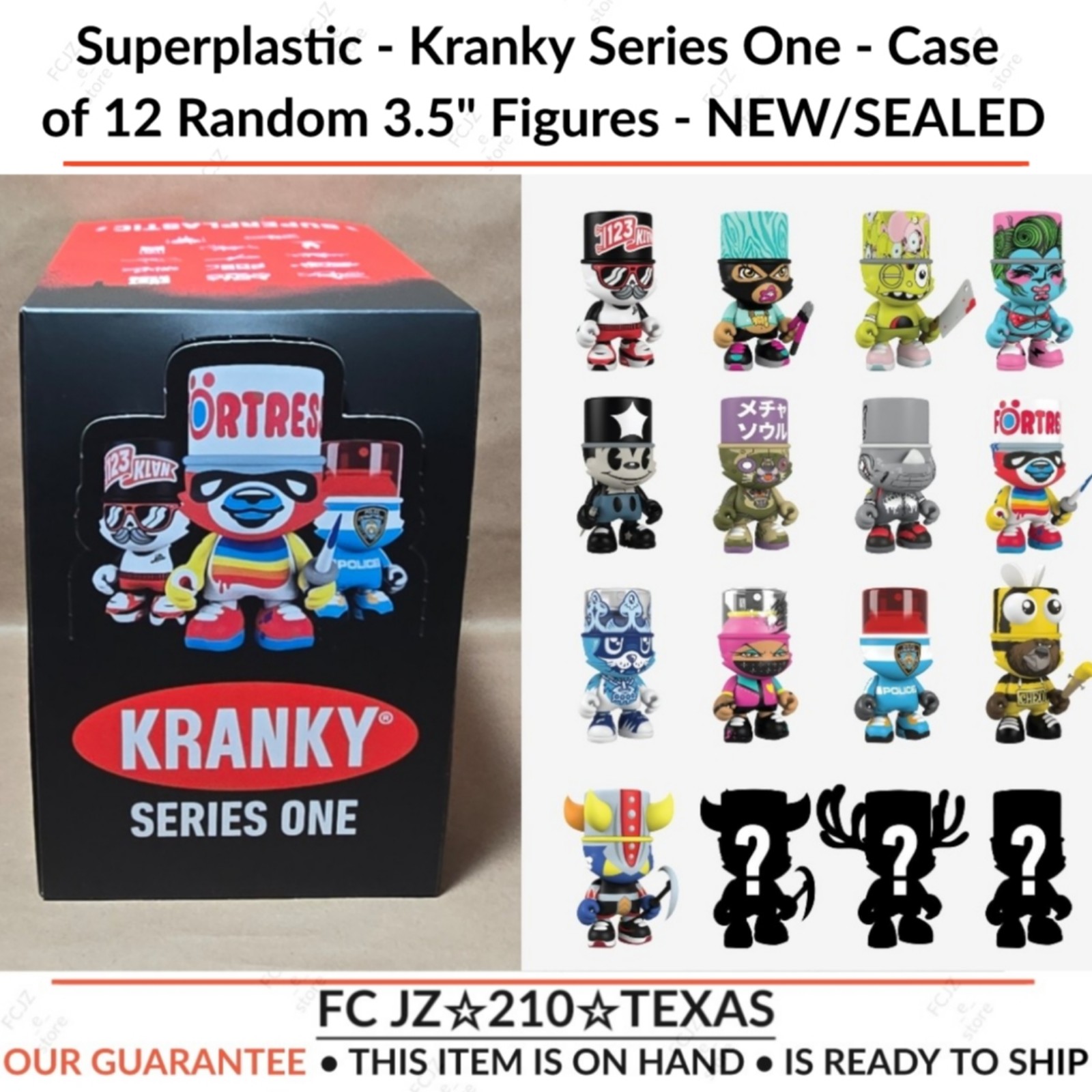 Superplastic - Kranky Series One - Case of 12 Random 3