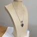 Bloodstone blue topaz 925 silver pendant necklace