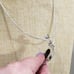 Bloodstone blue topaz 925 silver pendant necklace