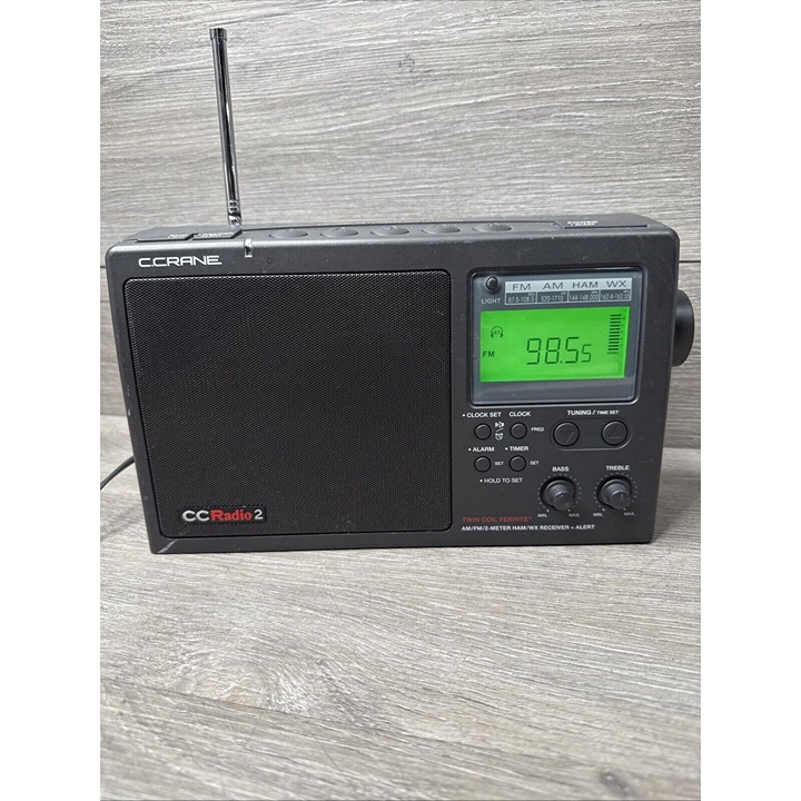 C. Crane CCRadio 2 Long Range Reception AM, FM.