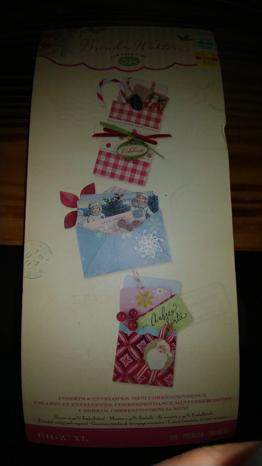 Brenda Walton BigZ Sizzix #638349 NEW Mini Correspondence
